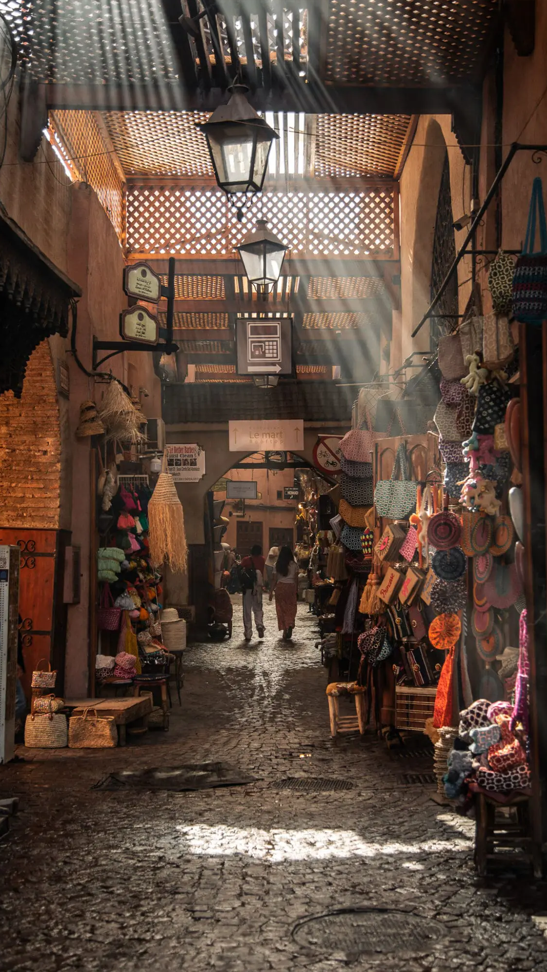 Marrakech’s craftsmanship stores celebrate handmade tradition — from carved wood and leather goods to ceramics and jewelry, each piece is a blend of heritage and skill.